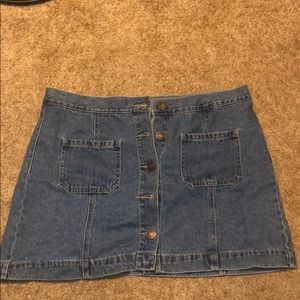 Forever 21 jean skirt